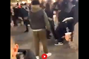 Abends wird Frankfurts Zeil zur Gefahrenzone