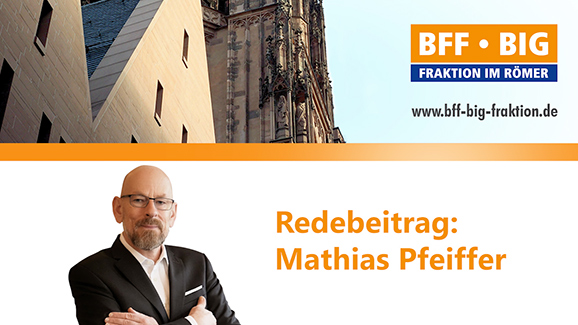 Römer-Rede von Mathias Pfeiffer zur Verkehrspolitik ("Superblocks")