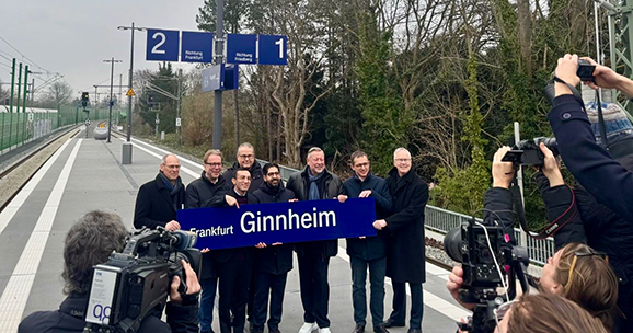 S-Bahn-Station Ginnheim mit Hindernissen