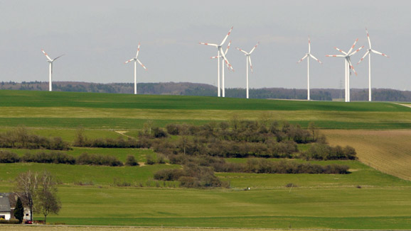 Windkraftanlagen im Vogelsberg