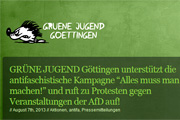 Gewalt gegen die AfD ist Gewalt gegen die Demokratie
