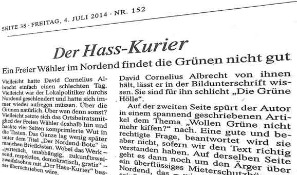 Ein Freier Wähler-Ortsbeirat im grünen Heimrevier