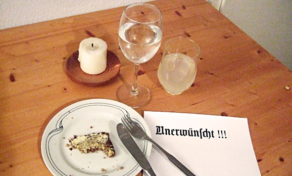 Gesinnungsdenunzianten gegen Apfelweinlokal