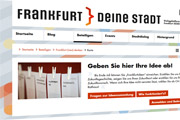 Dialogplattform "Frankfurt Deine Stadt"