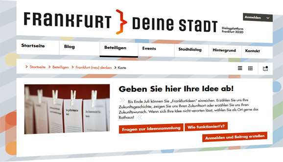 Dialogplattform "Frankfurt Deine Stadt"