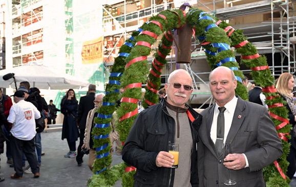 BFF mischte beim Richtfest der Neuen Altstadt mit