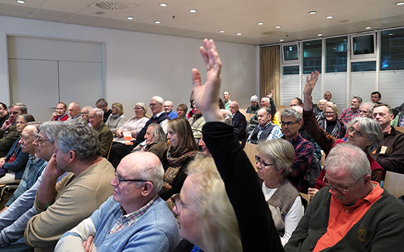 Voller Saal bei „Realitätssinn vs. Wachstumsideologie“