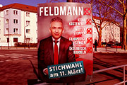 Peter Feldmann, ein Plakat und vier Lügen