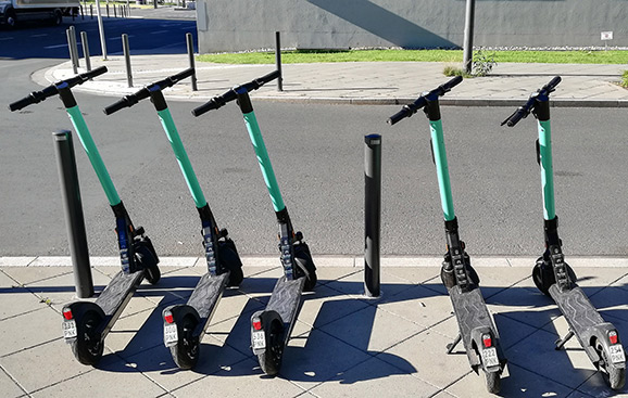 Regeln für E-Scooter müssen eingehalten werden